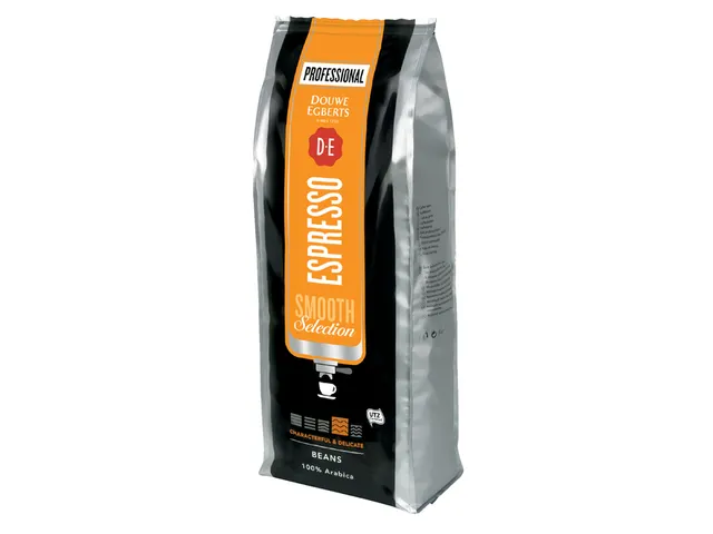 Koffie Douwe Egberts espresso bonen medium smooth selection 1kg