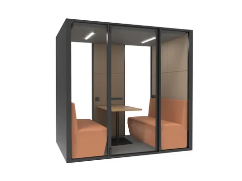 Soundproof Workstation Belcel Sound of Silence II L, 4 personen