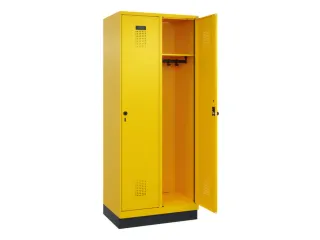locker,HxBxD 1950x800x500mm,2vak,vak B 400mm,draaigrendel,sokkel - 2