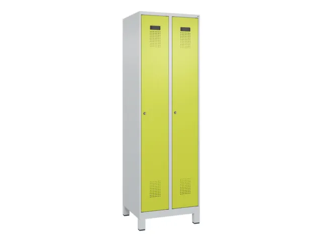 locker voor scheiding van kleding,HxBxD 1950x600x500mm,2vak