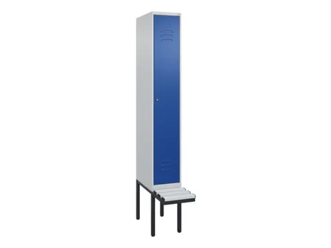 locker met bank,HxBxD 2120x300x815mm,1vak,vak B 300mm,cil.-slot