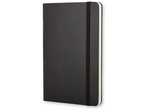 Notitieboek Moleskine pocket 90x140mm blanco hard cover zwart