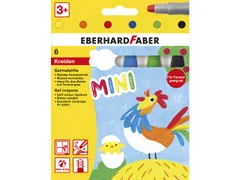 Gelkleurpotloden Eberhard Faber 6 kleuren in karton etui