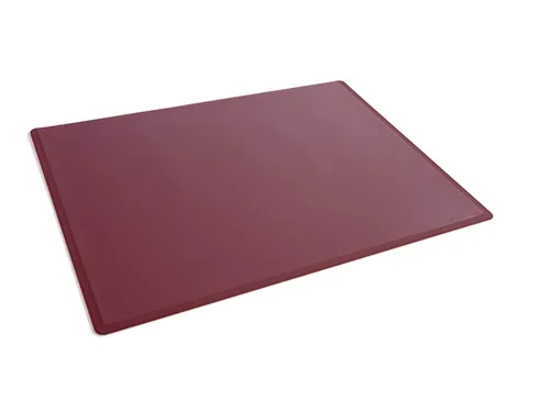 Schrijfonderlegger Rood 530x400 mm met transparant afdekvel PP