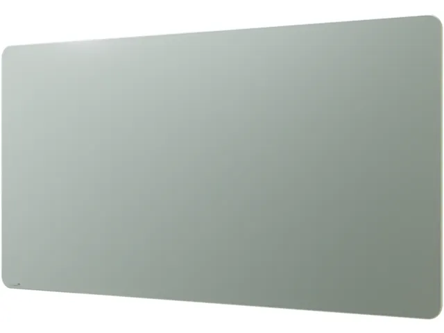 Tableau en verre mat 100x200cm Sage vert clair coins arrondis