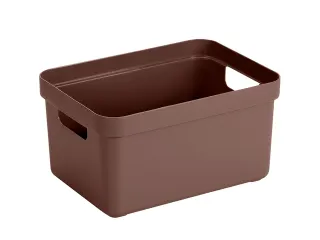 Sigma Home opbergbox 5L bruin - 25,2x17,5x12,2cm - 1