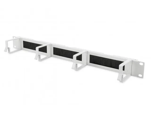 Kabelmanagementpaneel met borstelstrips voor 19 inch (483mm) kasten 1U