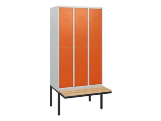 Dubbeldekse dekenkist,HxBxD 1950x900x815mm,3x2vak.,vak B 300mm - 1
