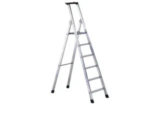 Boktrap Aluminium H 1 26M L 2 32M 6Treden Incl. Platform - 1