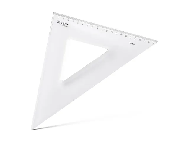 Driehoekset Aristo 30cm GEOCollege 45 en 60 graden