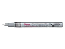 Viltstift Pentel MFP10 ronde punt 0.7mm zilver