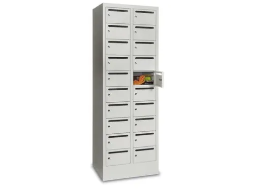 Postsorteerkast 1850x630 500mm 2x10 Vakken Vak B 300mm Met Postsleuf