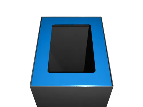 Top modulaire afvalscheidingsunit 60 liter Blauw