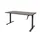 Slinger Bureau Zit-sta Zwart Poot 160x80cm Blad Logan Eiken