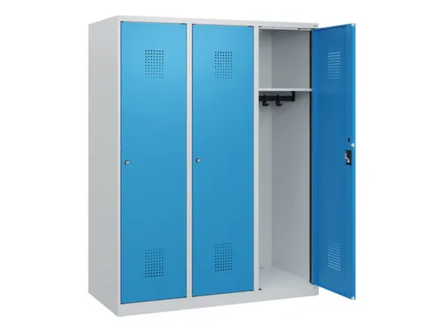 schoollocker,HxBxD 1530x1200x500mm,3vak,vak B 400mm,cil.-slot