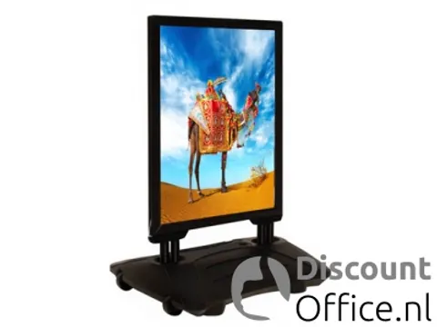 Stoepbord ShopStopper Deluxe A1 Zwart