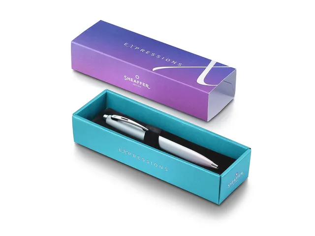 Balpen Sheaffer 100 9376 Expressions pearlised gradient chrome trims