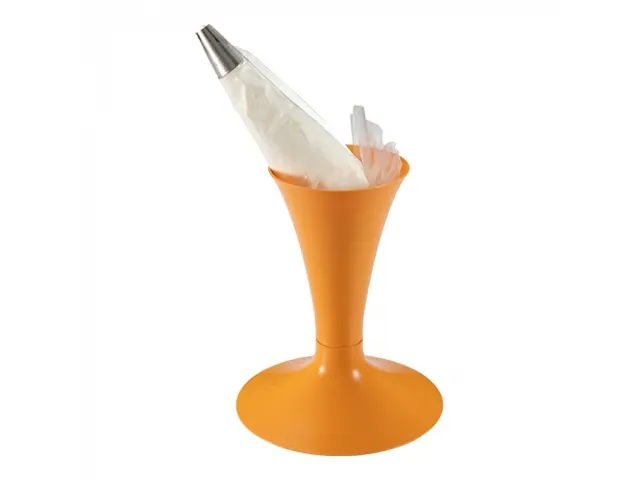 Support poche à douille orange H240mm