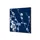 Wanddecoratie Textiel Set 40x40cm Japanse Bloesem Blauw