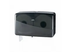 Pearl Black Toiletpapier Dispenser Mini Jumbo Duo zwart