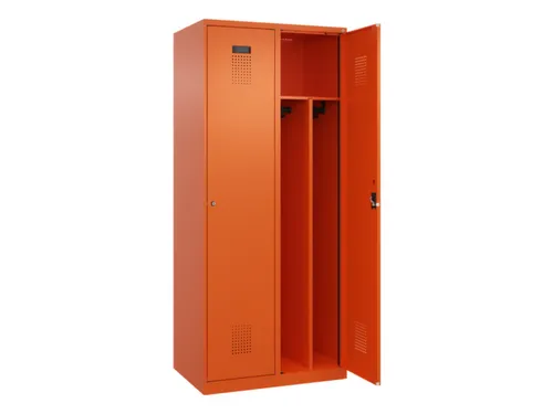 locker voor scheiding van kleding,HxBxD 1850x800x500mm,2vak