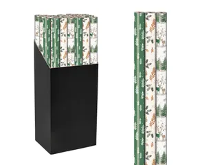 Geschenkpapier Kerst Luxe 70cmx2m assorti - 2