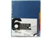 intercalaires, pour cahiers A4+, 2 pochettes, en PP, jeu de 6 pièces,