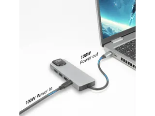 Dockingstation ACT USB-C 4K voor 1 HDMI monitor - 9