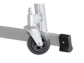 bordestrap,bordes H 0,73m,3treden,aluminium,wielen - 4