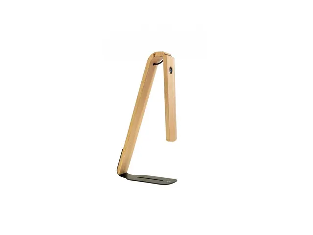 LEDAÏKA bureaulamp modern design hout en zwart metaal