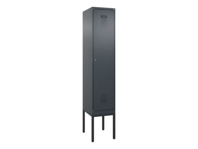 armoire vestiaire noir et blanc,HxlxP 2120x400x500mm,1compart.