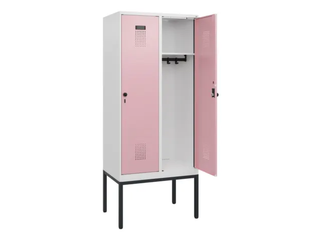 schoollocker,HxBxD 1950x800x500mm,2vak,vak B 400mm,draaigrendel