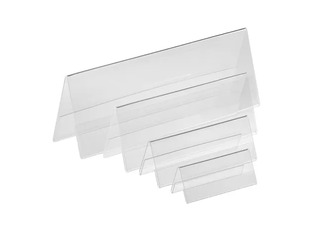 Europel Naamhouder 2-zijdig L-model – 105 × 40 mm – Set van 10