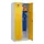 locker,HxBxD 1850x800x500mm,2vak,vak B 400mm,cil.-slot,staand op vloer