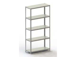 magazijnstelling,grondveld,HxBxD 2000x1004x604mm,vaklast 150kg - 2