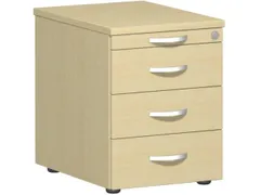 Mobiel Ladenblok Hxbxd 570x430x600mm Pennenlade 3laden Esdoorn