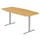 In hoogte verstelbare vergadertafel,HxBxD 710-1200x2200x1030mm