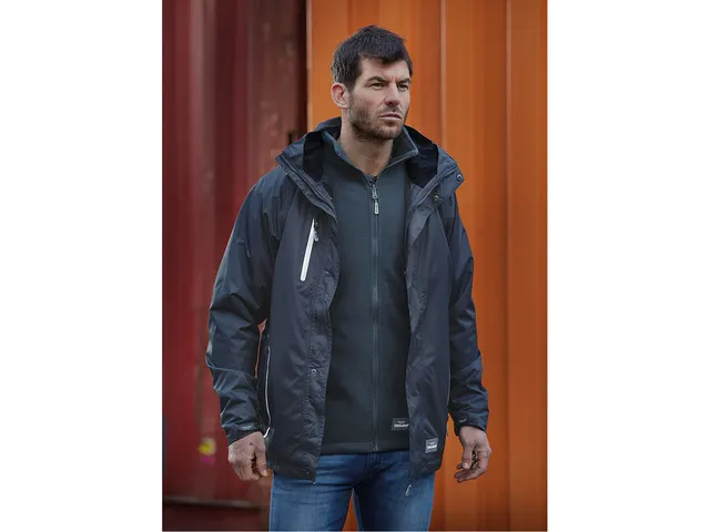 Werkjas Trojan 3-in-1 navy waterdicht S