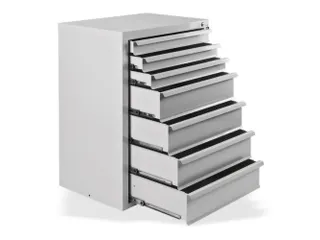 ladekast,HxBxD 900x700x435mm,7lade(n),volledig uittrekbaar - 1