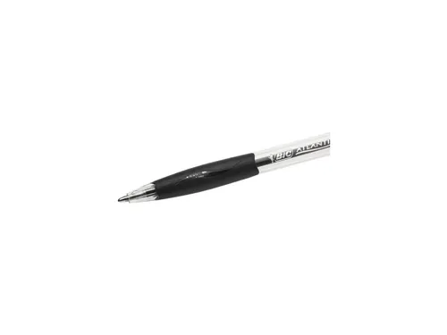 Balpen Bic Atlantis classic grip clic medium zwart