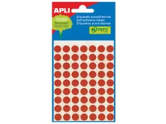 Apli Ronde Etiketten Ø10mm Rood