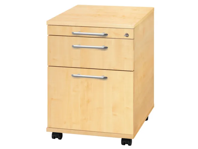 Ladenblok 590x430x560mm 1pennenlade 1lade 1hangmappenlade Esdoorn