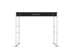 FlexFrame Modulair systeem Topbanner 300x30cm Zilver frame