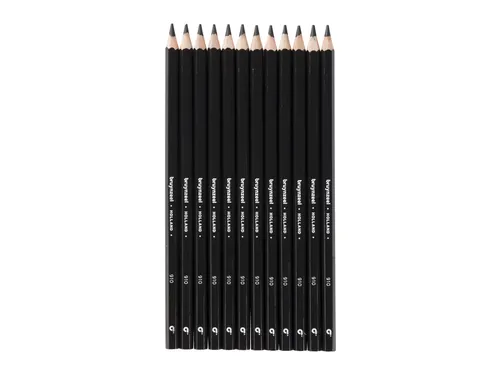 Kleurpotlood Bruynzeel Super 910 zwart