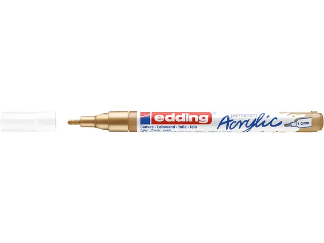 Acrylmarker edding e-5300 fijn rijkgoud