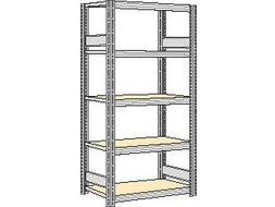 magazijnstelling,grondveld,HxBxD 2000x1061x426mm,vakl. 250kg