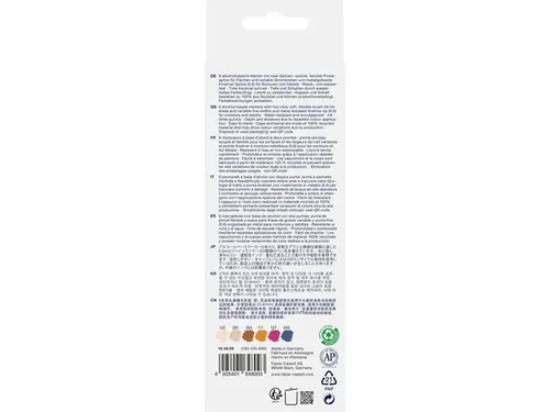 Sketchmarker Faber-Castell Goldfaber etui 6 stuks Manga op alcoholbasi