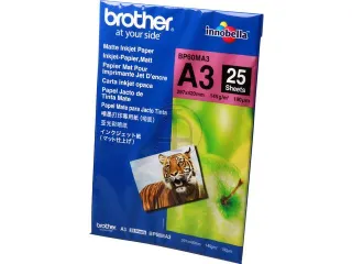 Brother BP60MA3 mat inkjet fotopapier A3 145 grams 25 vel - 1