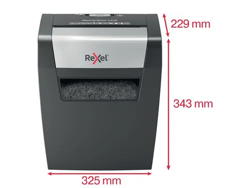 Papiervernietiger Rexel Momentum X406 snippers 4x28mm P-4