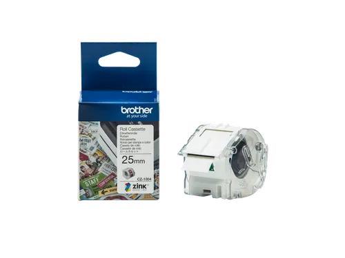 Originele Brother CZ-1004 rolcassette 25mm Breed